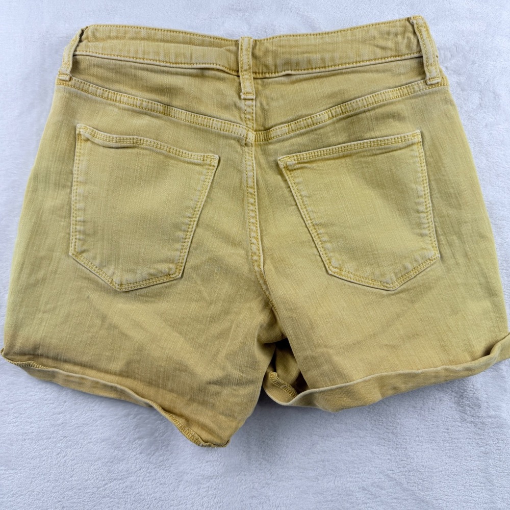 Universal Thread Shorts High Rise Midi Yellow 4/27 - Picture 2 of 8